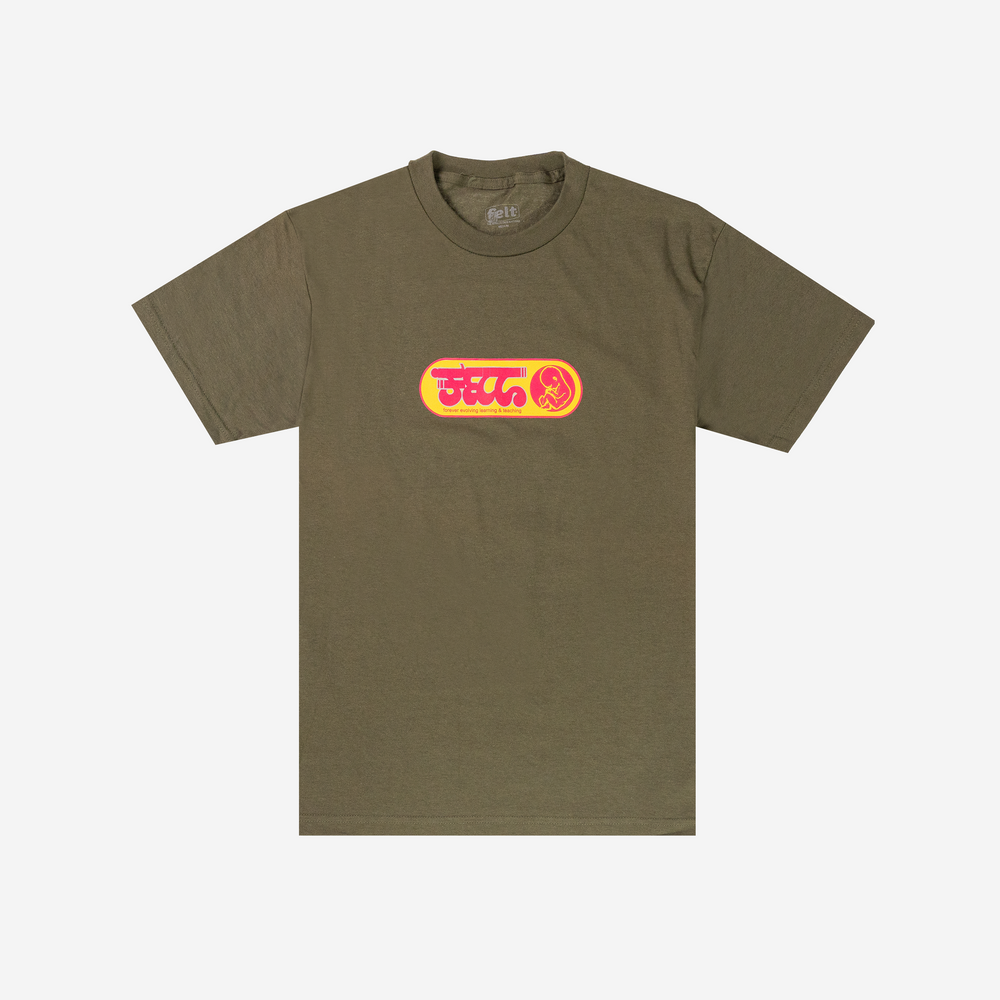 Growth Tee in Military Green