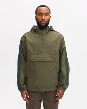 Thisisneverthat Anorak Jacket in Olive Homme Essentials 