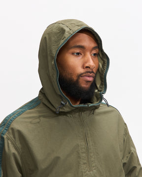 Thisisneverthat Anorak Jacket in Olive Homme Essentials 