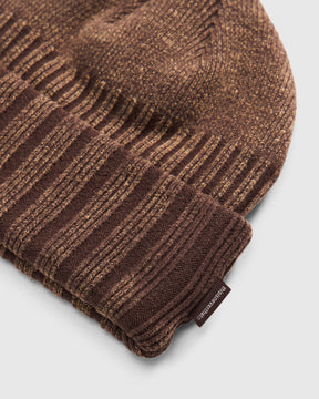 Thisisneverthat Bleached Beanie in Brown Homme Essentials 