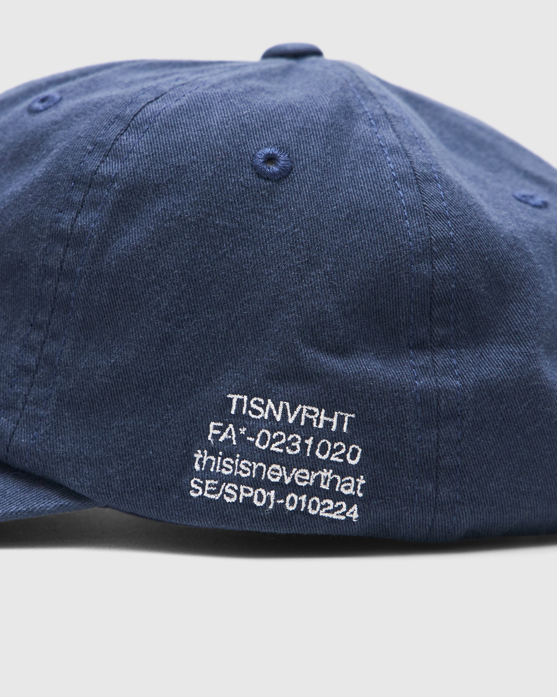 Thisisneverthat N-Logo Cap in Navy Homme Essentials 