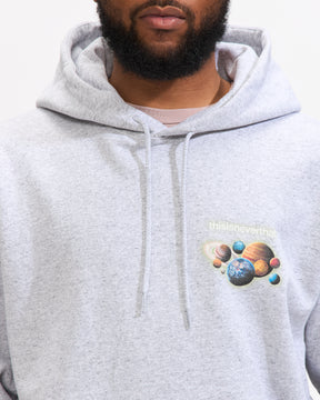 Thisisneverthat Solar System Hoodie in Heather Grey Homme Essentials 