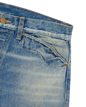 Type 00 15oz. Selvedge Denim Pant in Washed Indigo