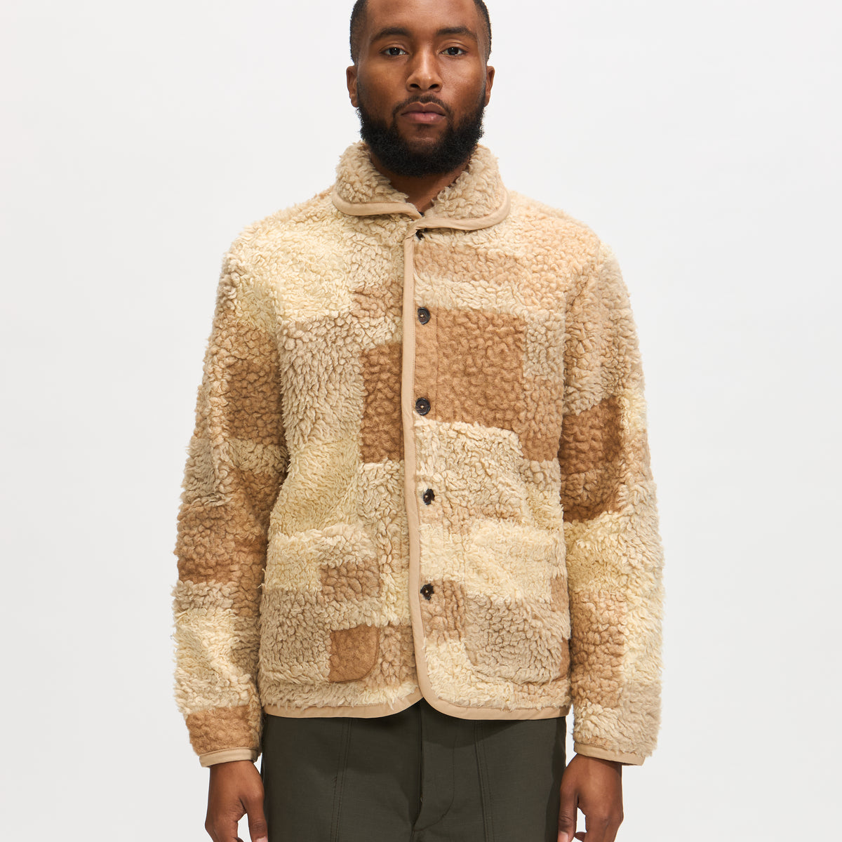 ジャケット・アウター crest clothing Patchwork Shell Jacket Universal_Works_Lancaster_Jack