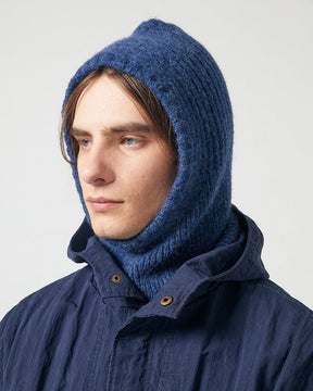 Alpaca Balaclava in Indigo