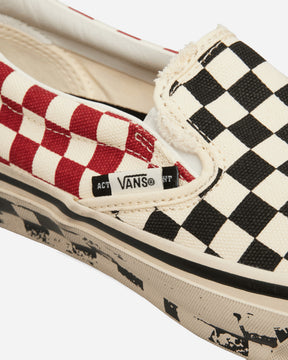 Vans Act of Disagreement LX Classic Slip-On 98 Sneakers in Black / Checkerboard