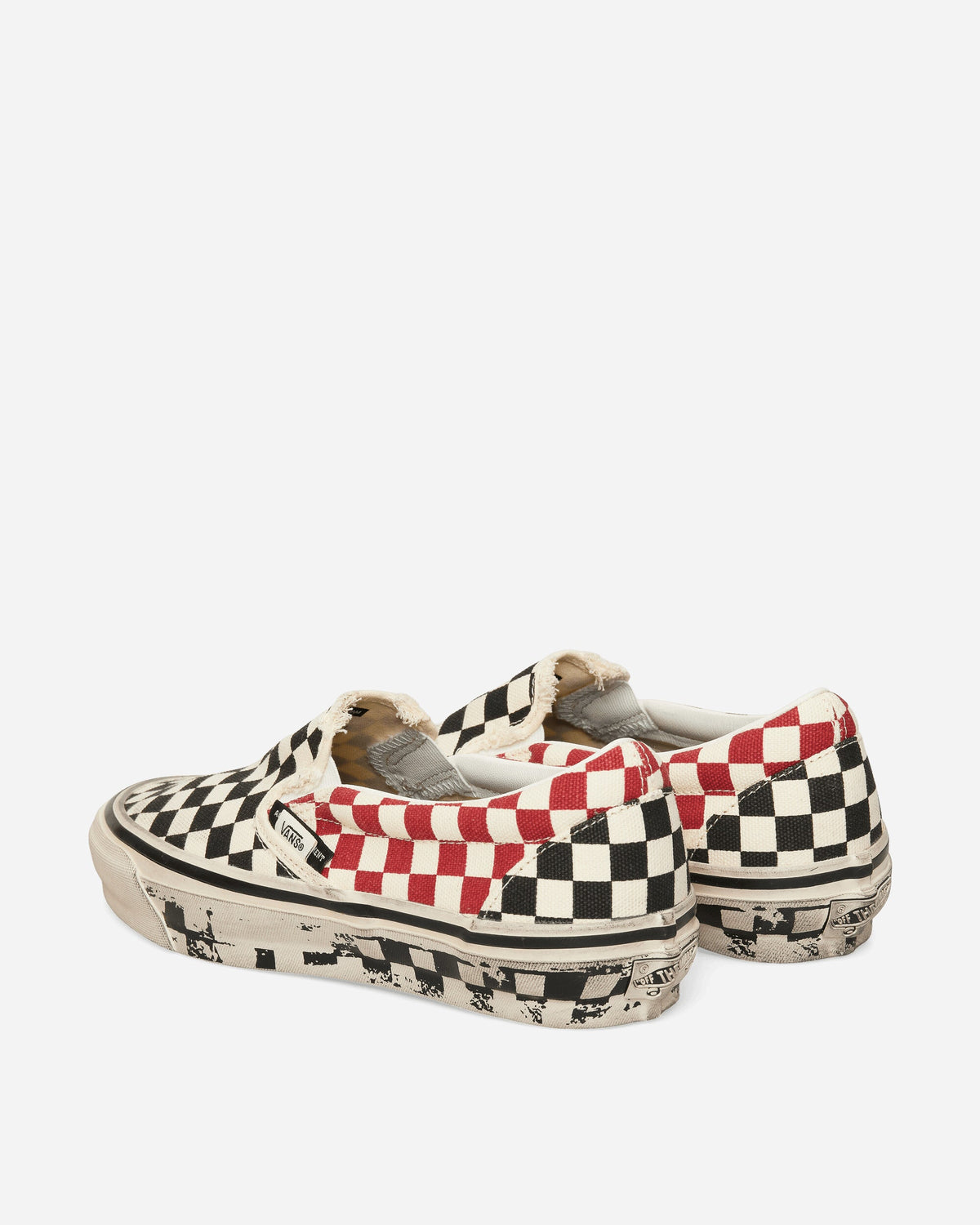 Vans Act of Disagreement LX Classic Slip-On 98 Sneakers in Black / Checkerboard