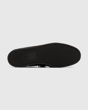 Vinny's Boatman Deck Shoe in Dark Brown Homme Essentials 