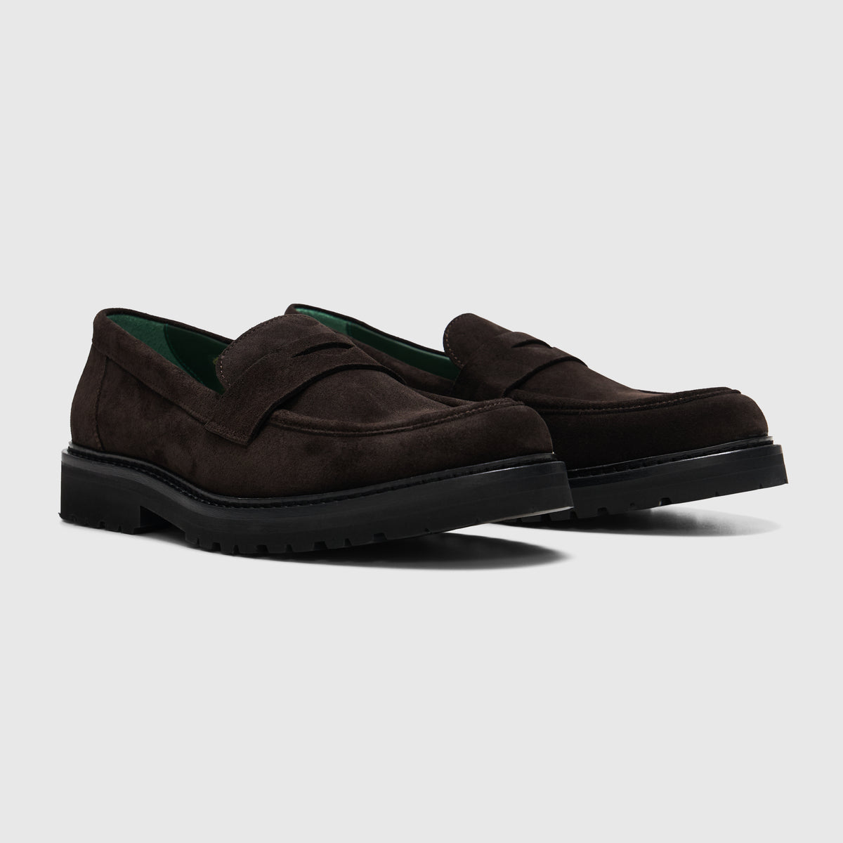 Vinny's Richee Penny Loafer in Dark Brown| Homme Essentials