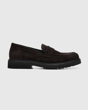 Vinnys Richie Penny Loafer Dark Brown Homme Essentials
