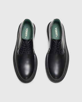 Vinnys Vinnee Blucher Black Polido Homme Essentials