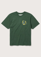 Valley Riders T-Shirt in Sun Faded Washed Forest Green