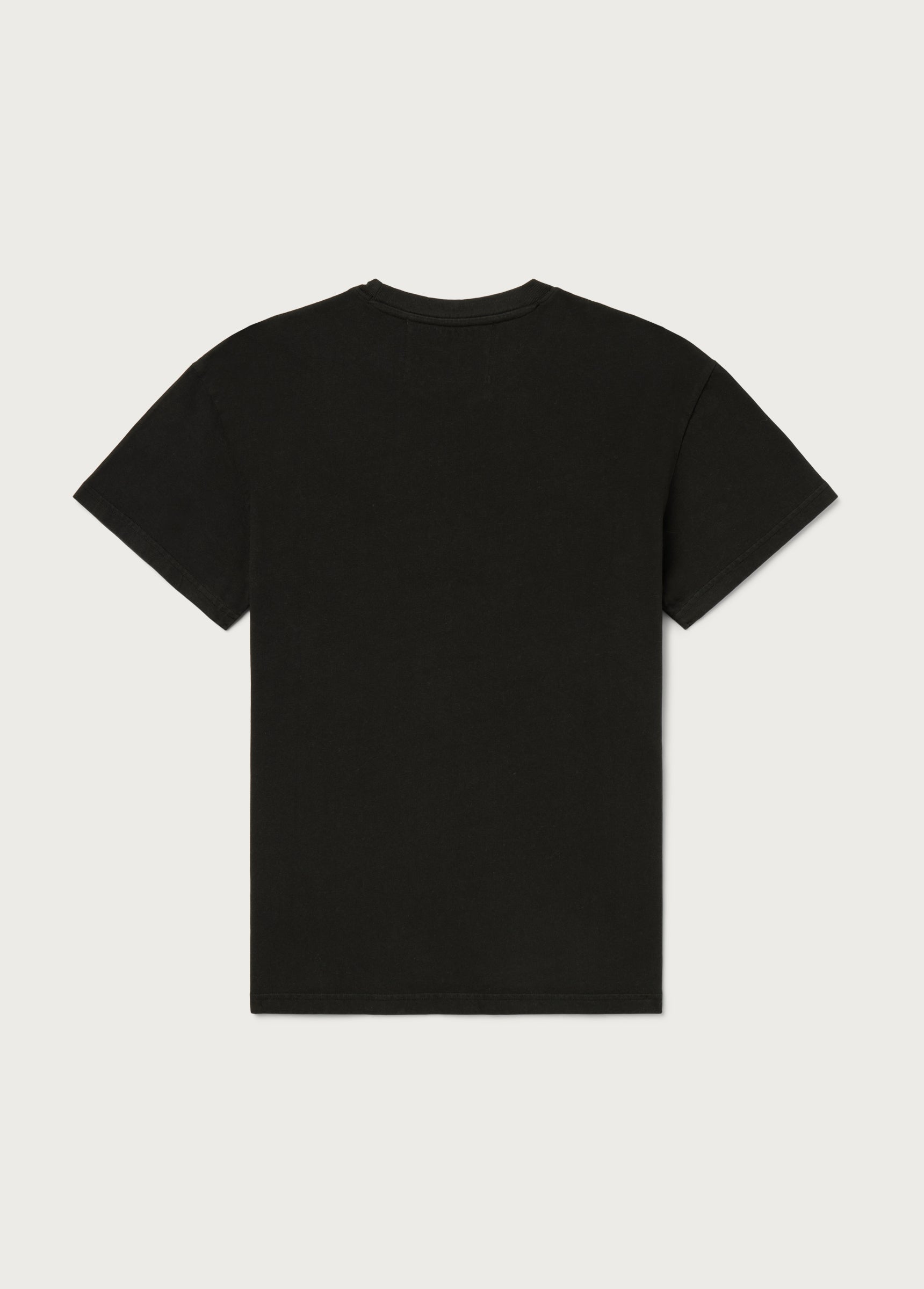 Woolrich Graphic Tee in Washed Black