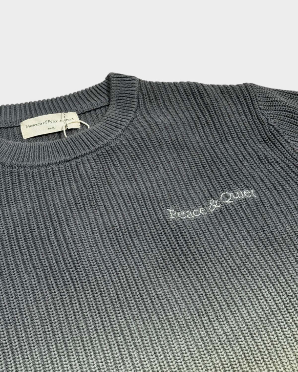 Wordmark Knit Sweater in Slate