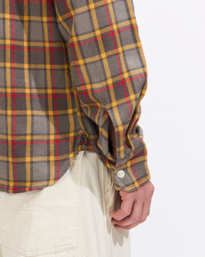 Wythe Washed Flannel Workshirt in Dusk Plaid Homme Essentials