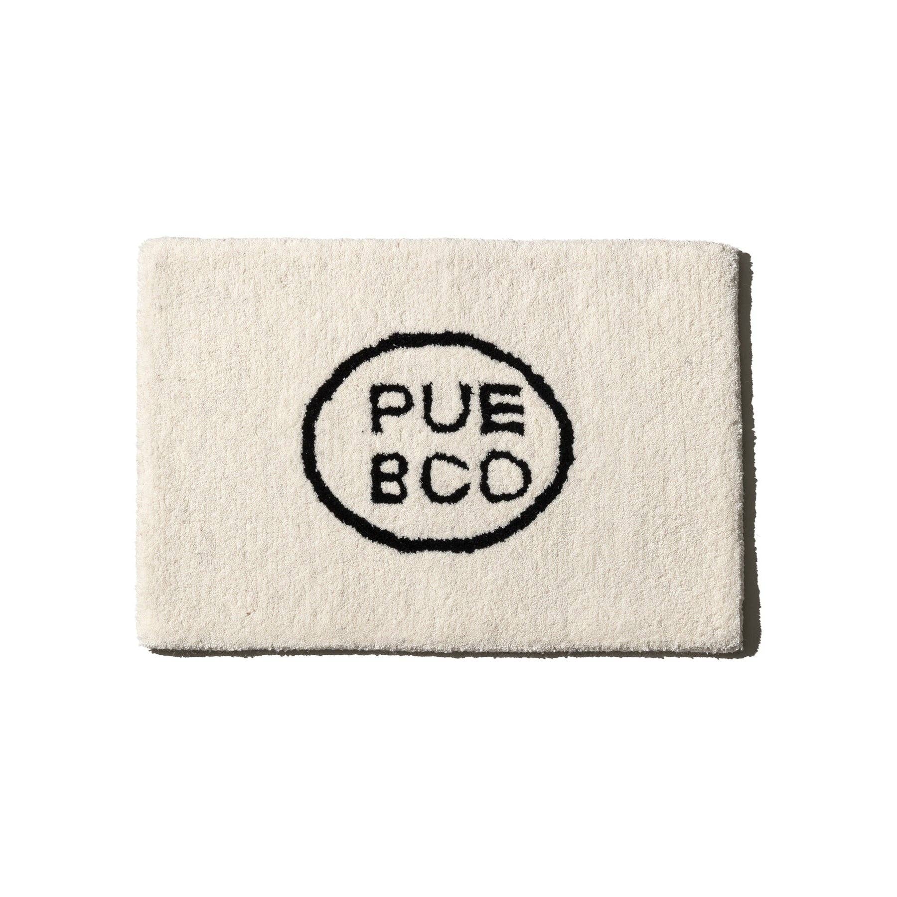 Tufted Mat / Puebco Logo in Ivory