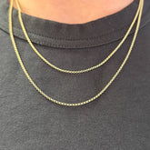 18k Gold Filled 1.5mm Rolo Chain