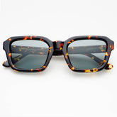 Hudson Acetate Rectangular Sunglasses in Tortoise
