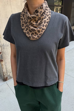Cashmere Bandana in Leopard