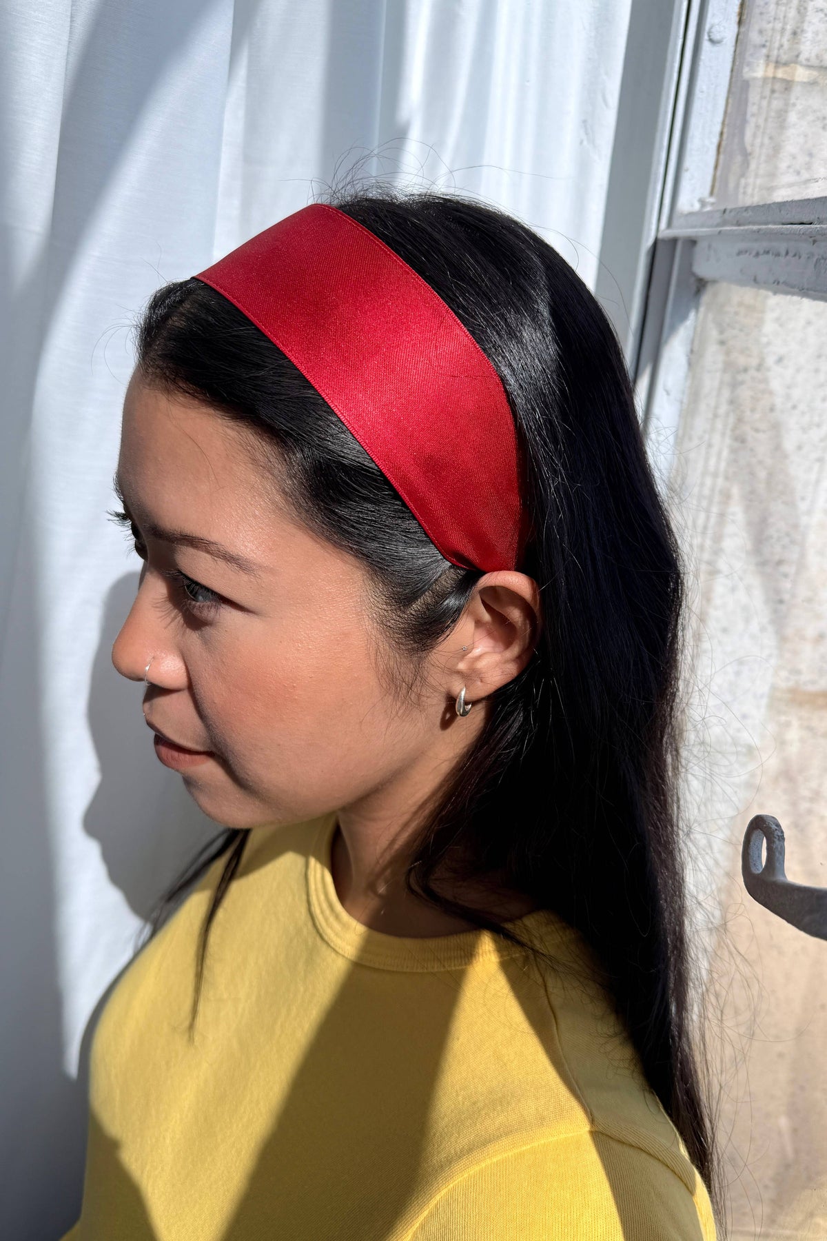 Olivia Headband in Cherry