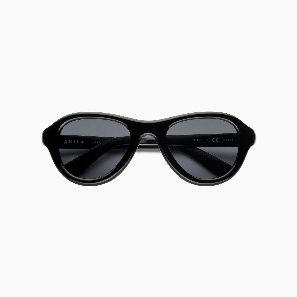 Alias in Black Acetate/ Black Lenses