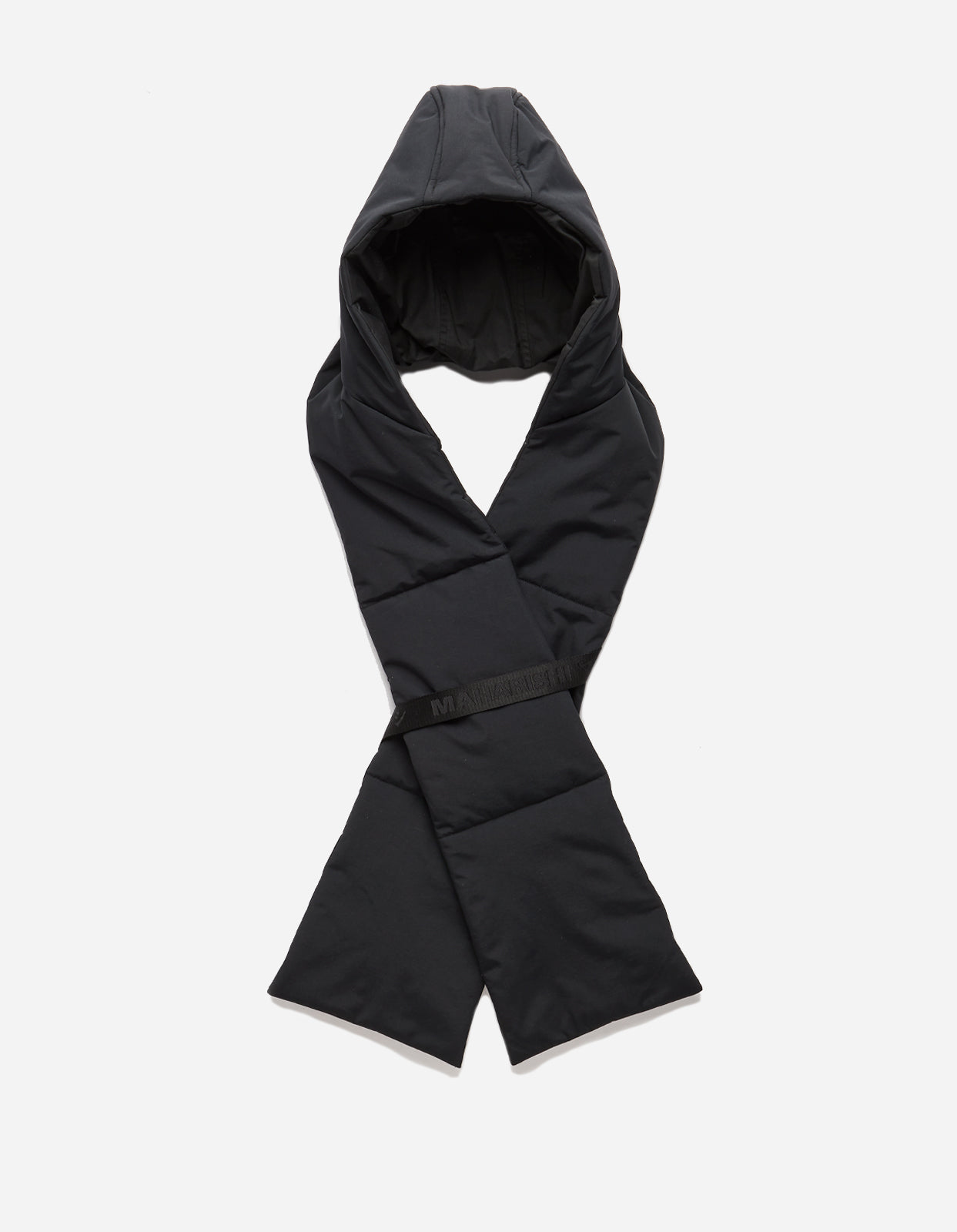 Primaloft Padded Hooded Scarf in Black