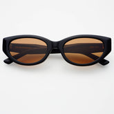 Ameli Acetate Cat-Eye Sunglasses in Black
