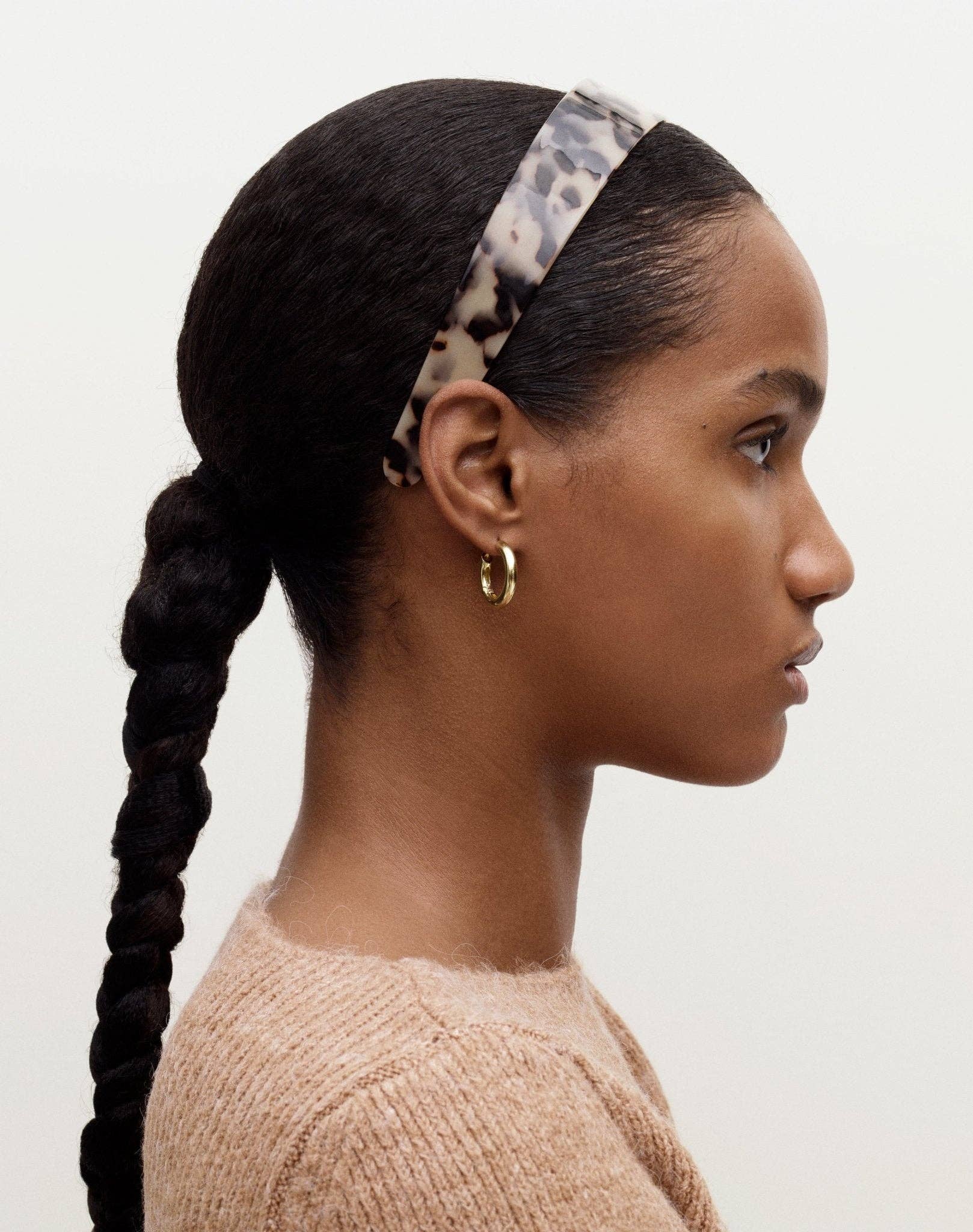 Petite Hoops in 3/4 Gold