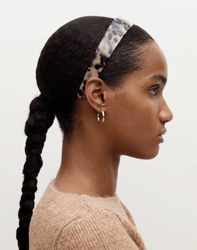 Petite Hoops in 3/4 Gold