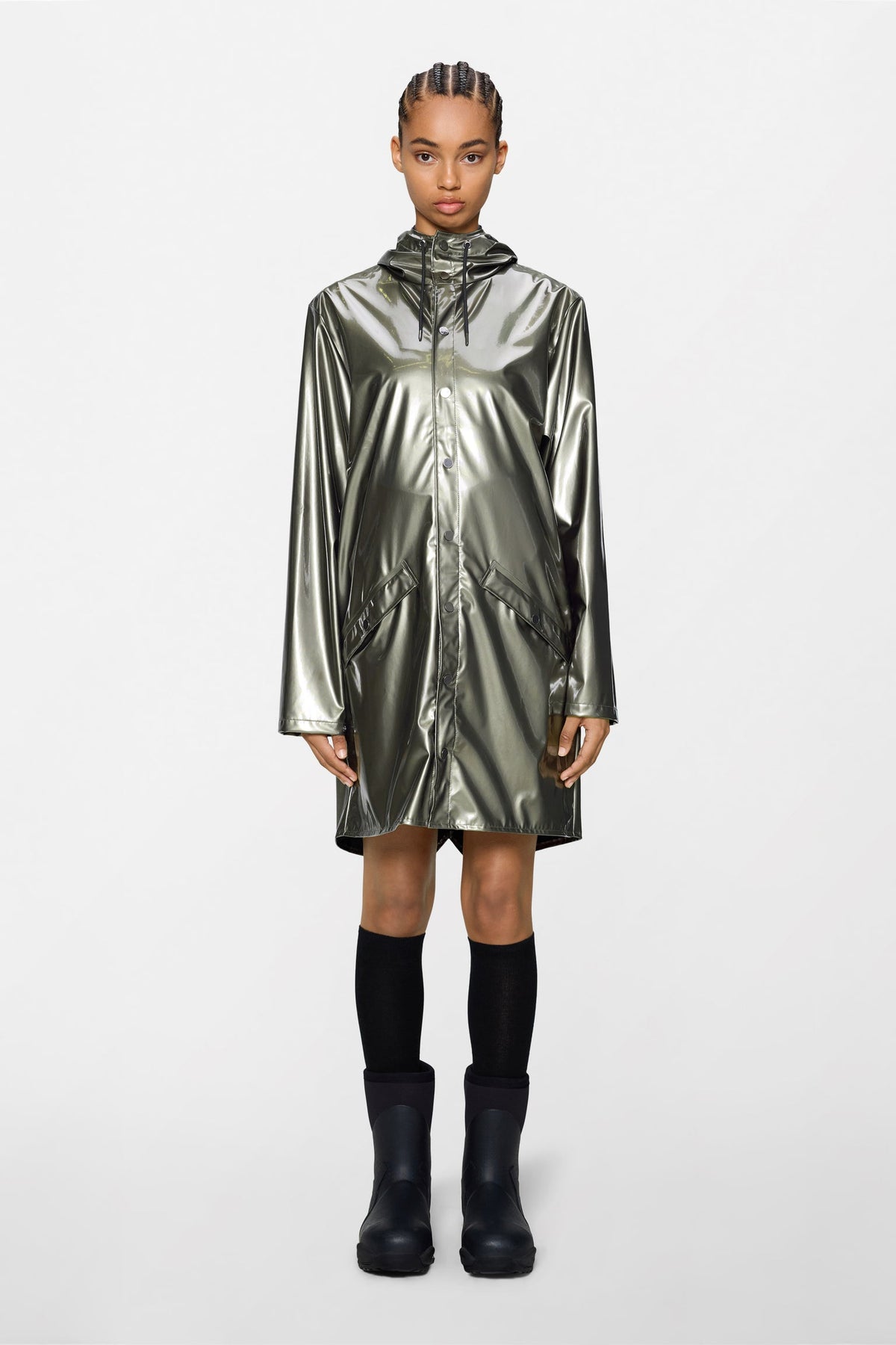 Long Jacket in Raven
