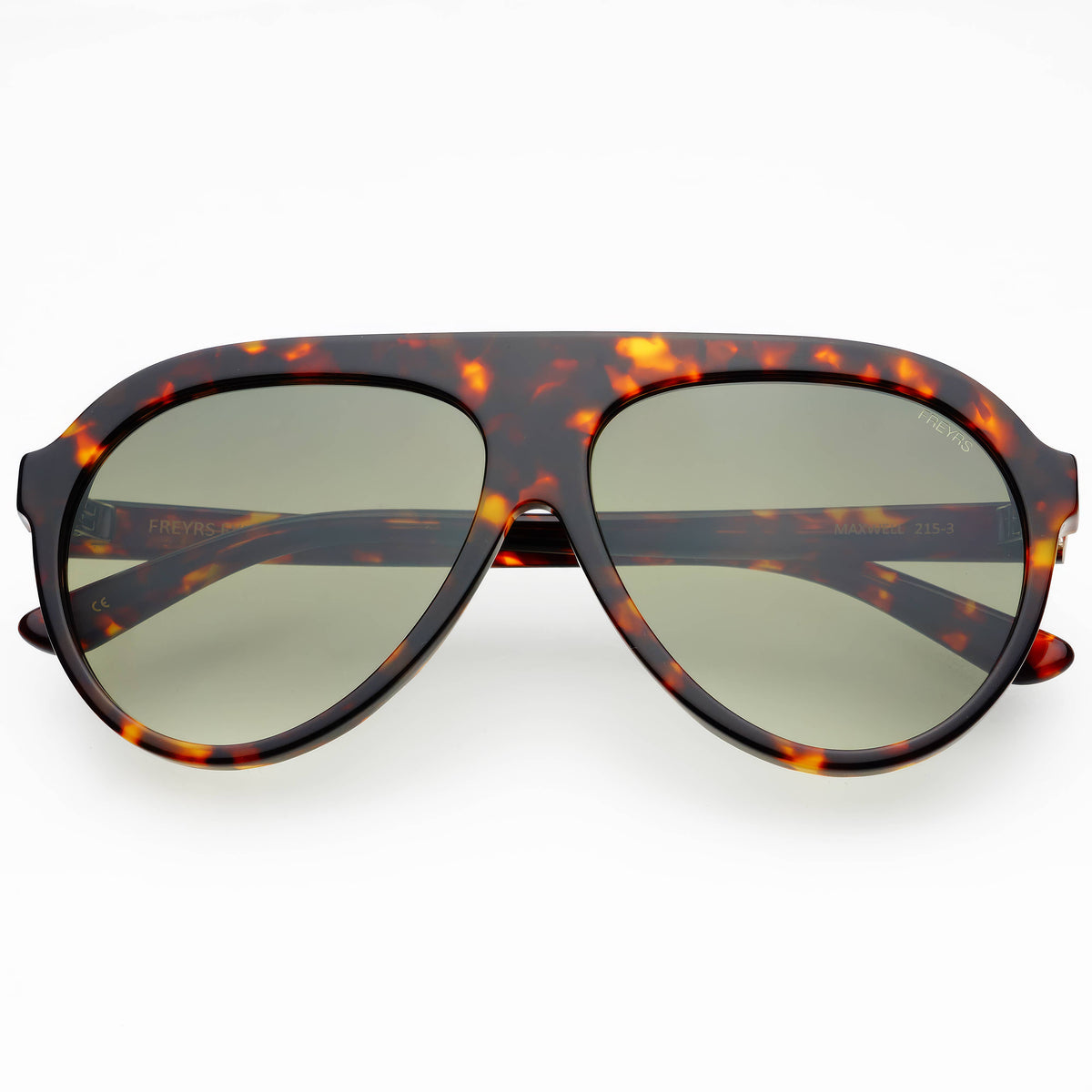 Maxwell Acetate Aviator Sunglasses in Tortoise