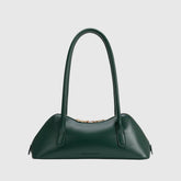 Dakota Recycled Vegan Leather Shoulder Bag in Green