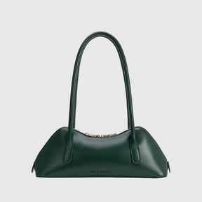 Dakota Recycled Vegan Leather Shoulder Bag in Green