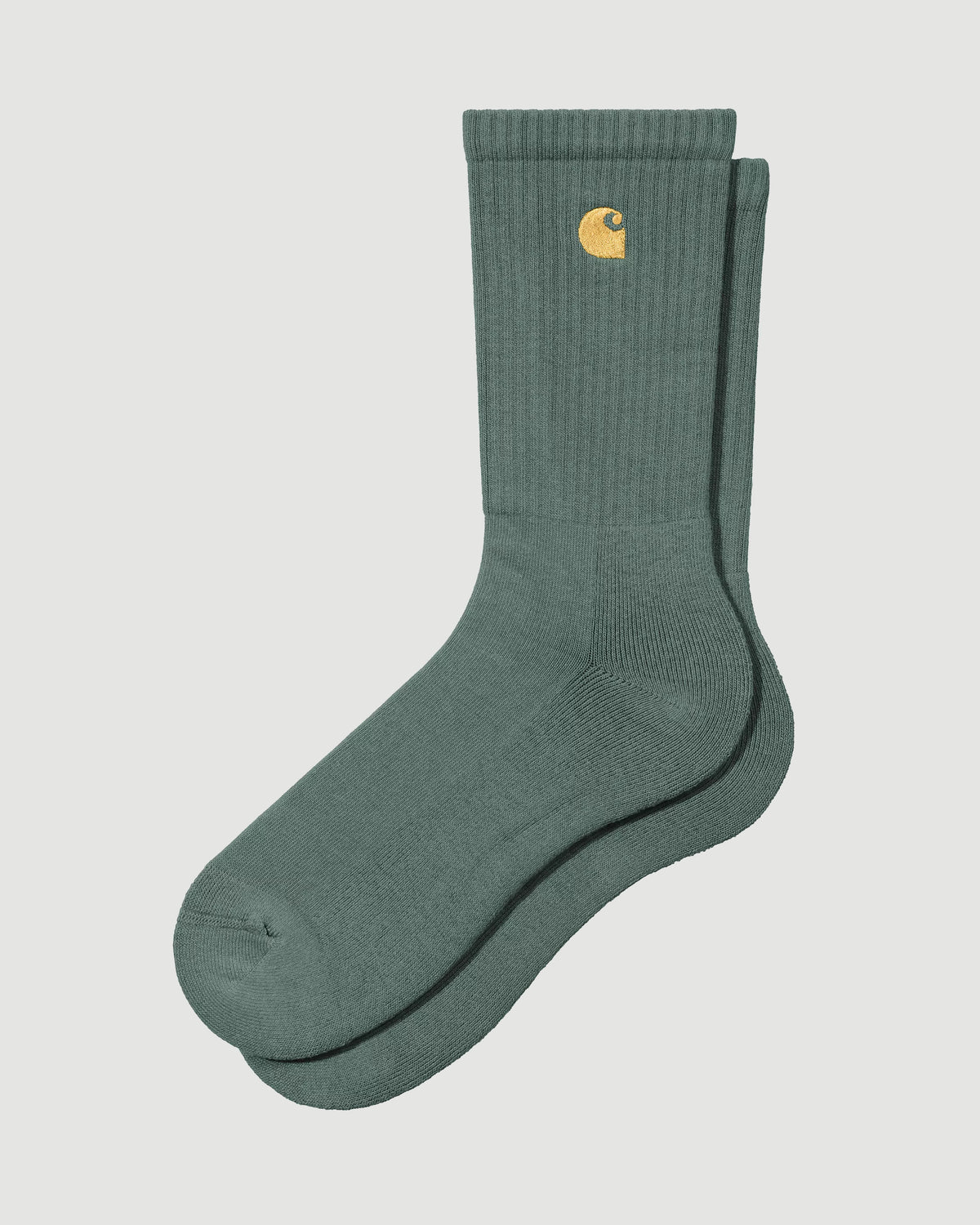 Chase Socks in Charm Heather Silver Pine/Gold