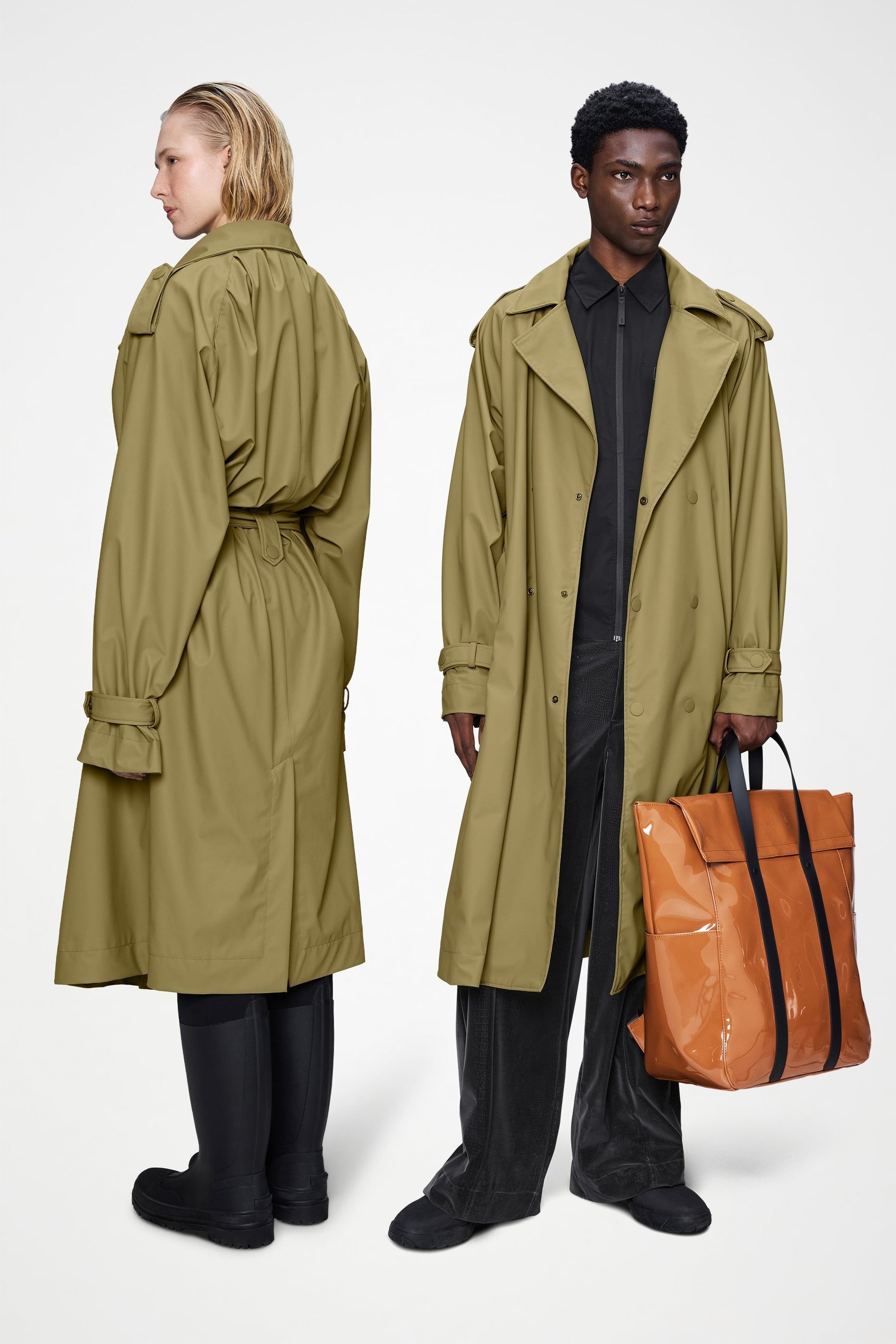 Trench Coat in Fawn