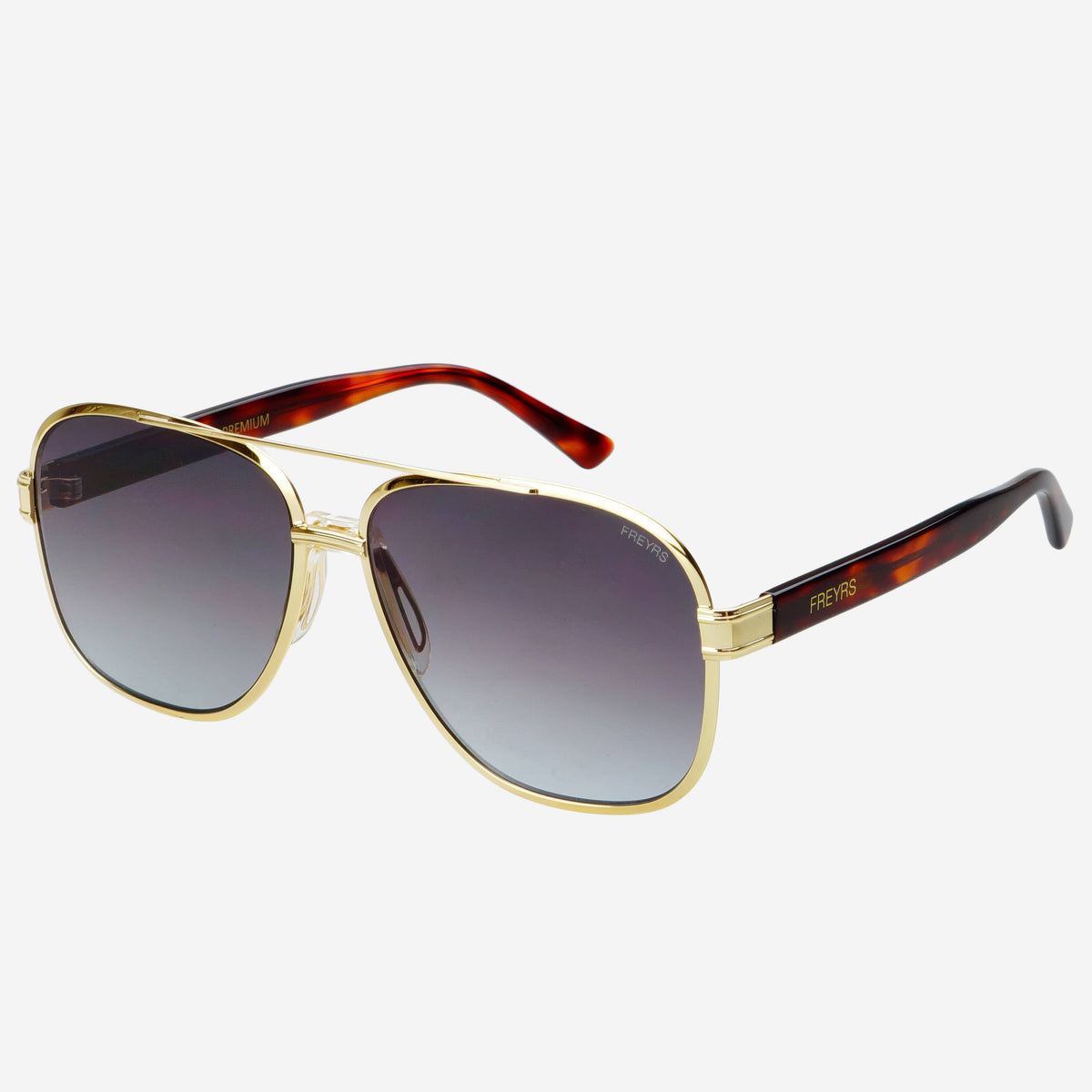 Carter Aviator Sunglasses in Gray