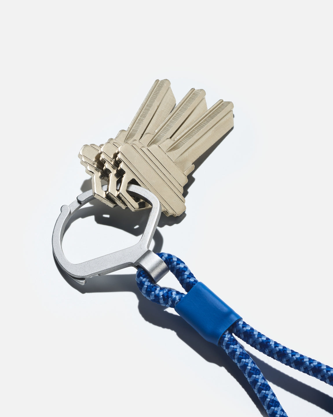 Rope Split Ring in Cornflower Blue