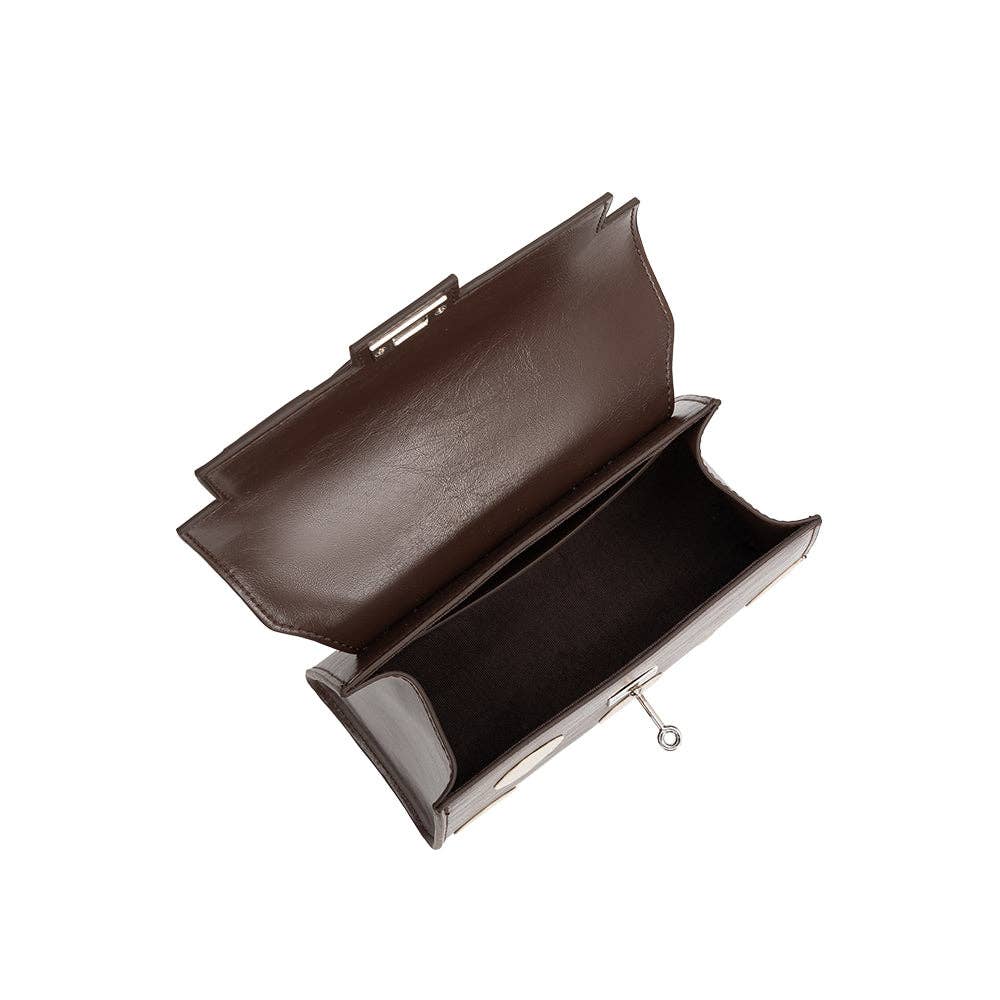 Maisel Recycled Polka Dot Bag in Chocolate