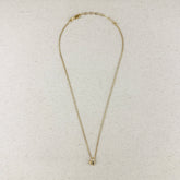 18k Gold Filled Uneven Heart Necklace