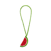 Watermelon Red Crochet Bag Charm