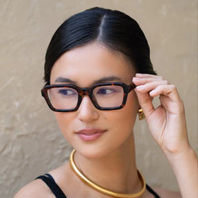 Hudson Blue Light Readers in Black