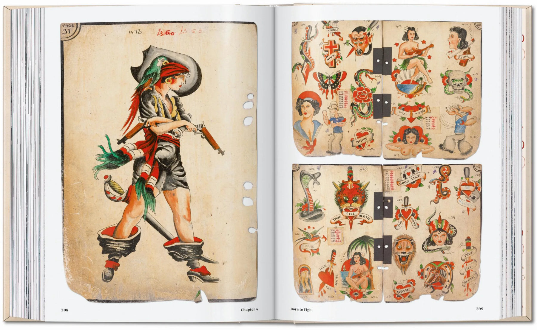 Tattoo. 1730's-1970's. Henk Schiffman's Private Collection, 40th Edition