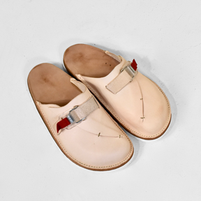 Handmade Vegetable Tanned Leather Mule