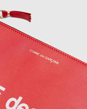 Huge Logo Wallet in Red