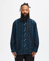 Don Fisherman Corduroy Shirt in Blue