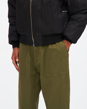 Loose Tapered Pant in Olive