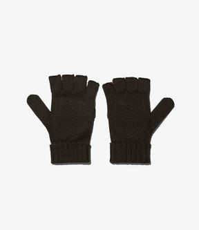 Mitten in Brown Merino Wool