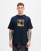 Monument Tee in Navy