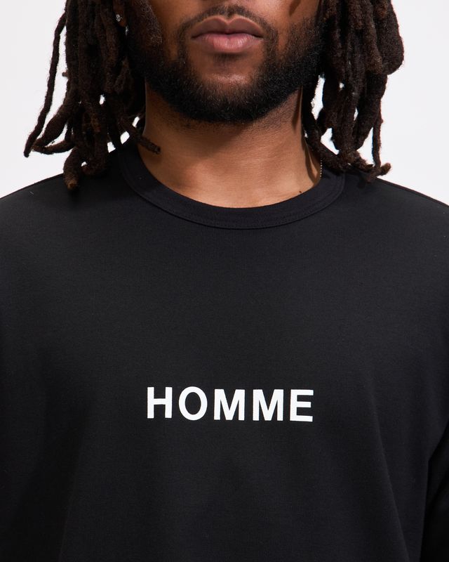Homme T-Shirt in Black