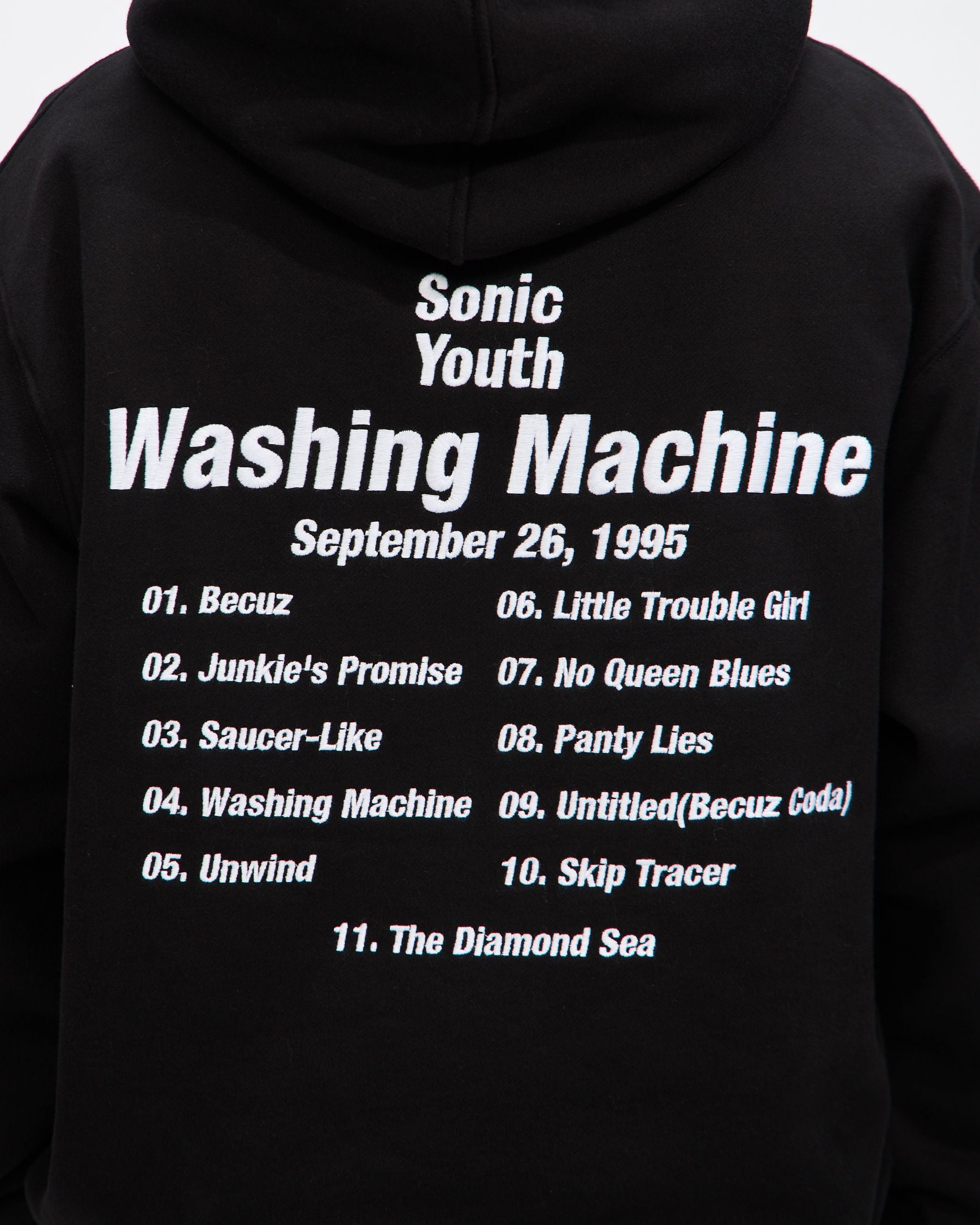 Washing Machine Hoodie in Black